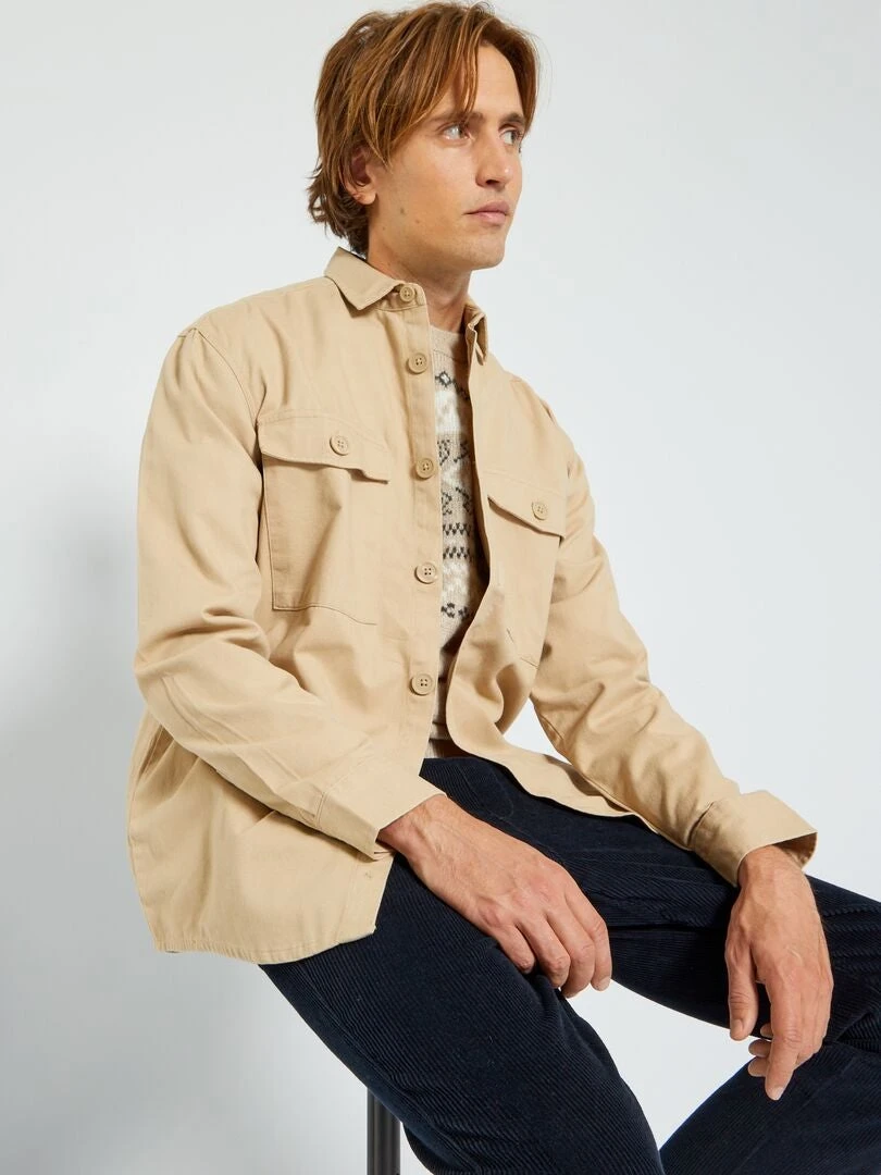 Surchemise En Twill épais 6 Surchemise En Twill épais – Image 4