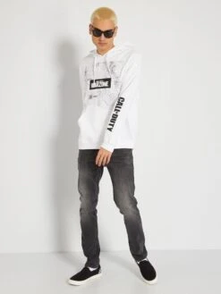 Sweat à Capuche 'Call Of Duty®' 'Warzone™' -Kiabi sweat a capuche call of duty warzone blanc zr405 1 frb4