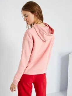 Sweat à Capuche En Molleton -Kiabi sweat a capuche en molleton rose zj839 2 frb4 1
