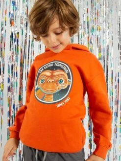 Sweat à Capuche 'E.T' -Kiabi sweat a capuche et orange zg328 1 frb3