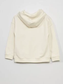 Sweat à Capuche Imprimé En Molleton -Kiabi sweat a capuche imprime en molleton blanc zr410 2 frb5