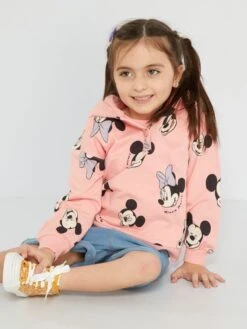 Sweat à Capuche 'Minnie' De 'Disney' -Kiabi sweat a capuche minnie de disney rose zr061 1 frb4