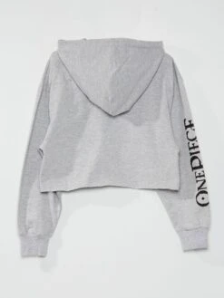 Sweat à Capuche 'One Piece' Cropped -Kiabi sweat a capuche one piece cropped gris chine zh772 1 frb3 1