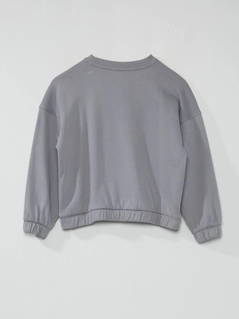 Sweat à Col Rond En Molleton 4 Sweat à Col Rond En Molleton – Image 2