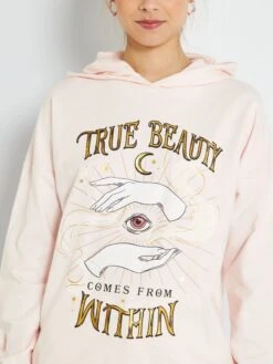 Sweat Avec Capuche 'The School For Good And Evil' -Kiabi sweat avec capuche the school for good and evil rose aem77 1 frb4 1