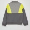 Sweat Col Camionneur En Molleton -Kiabi sweat col camionneur en molleton grisjaune zk477 1 frb4