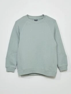 Sweat Col Rond Uni -Kiabi sweat col rond uni gris bleu zo686 2 frb5