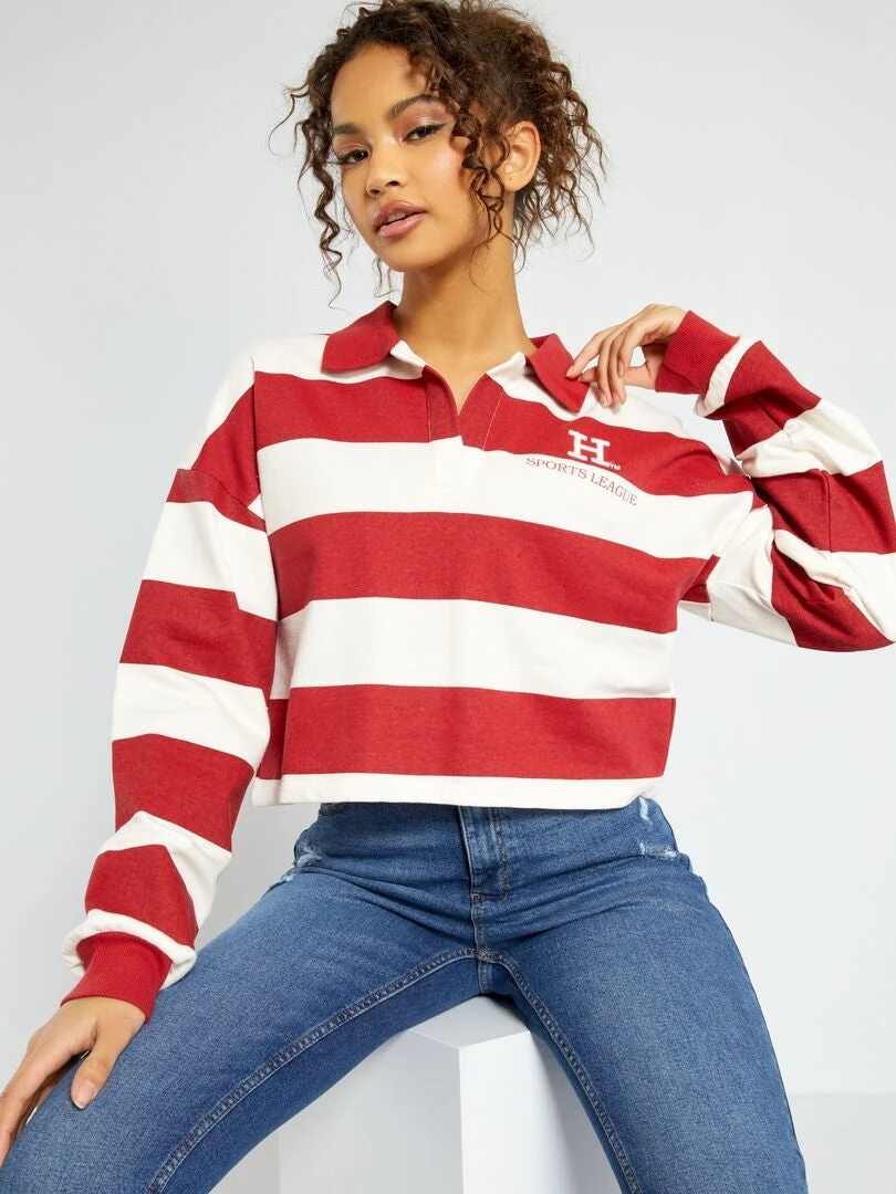 Sweat Crop En Molleton Esprit Campus 4 Sweat Crop En Molleton Esprit Campus – Image 2