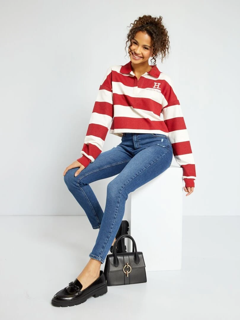 Sweat Crop En Molleton Esprit Campus 5 Sweat Crop En Molleton Esprit Campus – Image 3