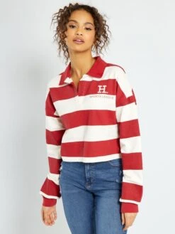 Sweat Crop En Molleton Esprit Campus