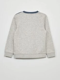 Sweat En French Terry Avec Imprimé -Kiabi sweat en french terry avec imprime gris zr023 1 frb6