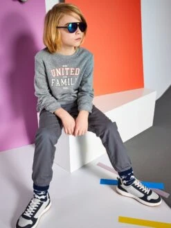 Sweat En Molleton à Col Rond -Kiabi sweat en molleton a col rond gris zk484 1 frb3