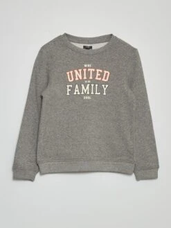 Sweat En Molleton à Col Rond -Kiabi sweat en molleton a col rond gris zk484 1 frb4