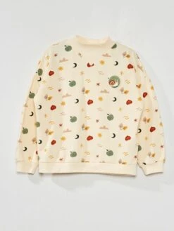 Sweat En Molleton -Kiabi sweat en molleton blanc zk227 1 frb5