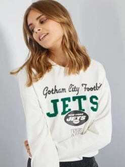 Sweat En Molleton Cropped -Kiabi sweat en molleton cropped blanc zo579 1 frb3