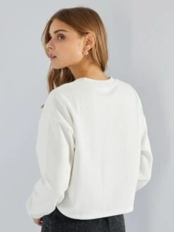 Sweat En Molleton Cropped