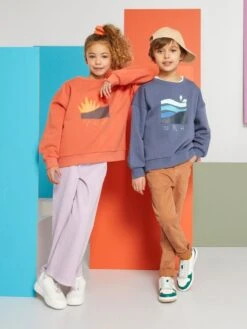 Sweat En Molleton Imprimé - Mixte -Kiabi sweat en molleton imprime mixte orange zm226 2 frb2