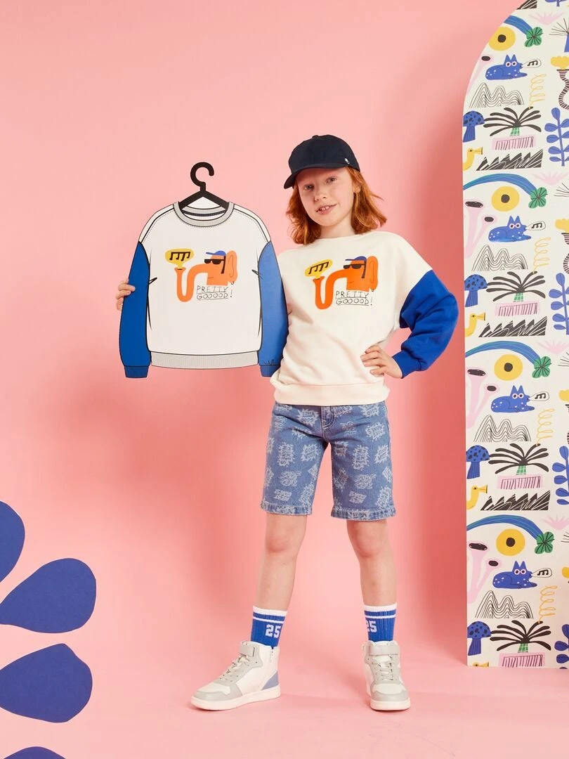 Sweat En Molleton - Kiabi X Dans Tes Dents 4 Sweat En Molleton - Kiabi X Dans Tes Dents – Image 2