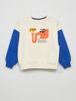 Sweat En Molleton - Kiabi X Dans Tes Dents 11 Sweat En Molleton - Kiabi X Dans Tes Dents -Kiabi sweat en molleton kiabi x dans tes dents blancbleu ane68 1 frb4