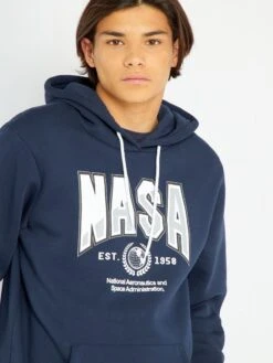 Sweat En Molleton 'Nasa' -Kiabi sweat en molleton nasa bleu marine aba41 1 frb4