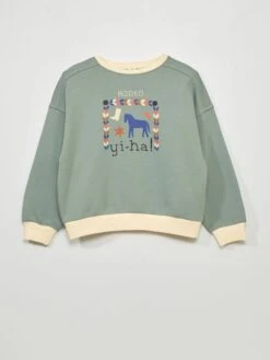 Sweat En Molleton X Nilac Studio -Kiabi sweat en molleton x nilac studio vert ame23 1 frb6