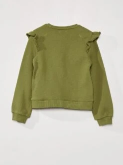 Sweat Molleton Avec Volants