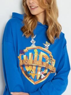 Sweat 'Warner Bros' En Molleton -Kiabi sweat warner bros en molleton bleu aen36 1 frb4