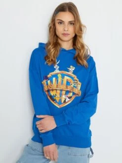 Sweat 'Warner Bros' En Molleton -Kiabi sweat warner bros en molleton bleu aen36 1 frb5 1
