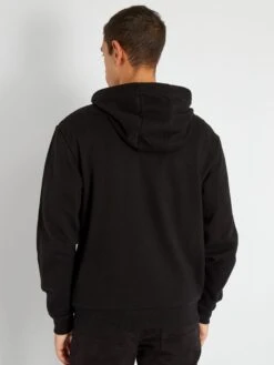 Sweat Zippé à Capuche -Kiabi sweat zippe a capuche noir zq323 2 frb3