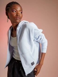 Sweat Zippé à Capuche Oversize 14 Sweat Zippé à Capuche Oversize -Kiabi sweat zippe a capuche oversize bleu gris zn427 2 frb6