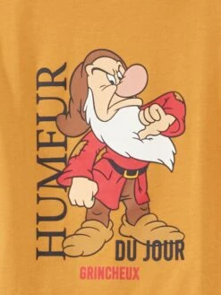 T-shirt à Col Rond 'Disney' -Kiabi t shirt a col rond disney jaune moutarde zq862 5 frb2 1