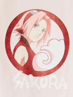 T-shirt à Col Rond 'Naruto' -Kiabi t shirt a col rond naruto rose aaa75 1 frb2 1