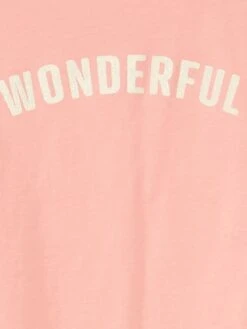 T-shirt à Col Rond Volanté