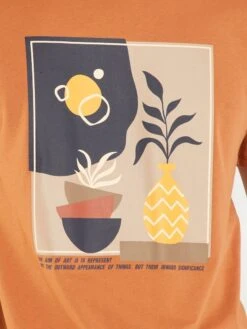 T-shirt à Manches Courtes Avec Imprimé -Kiabi t shirt a manches courtes avec imprime orange rouille amj94 1 frb4 1