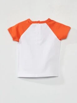 T-shirt à Manches Courtes 'Harry Potter' -Kiabi t shirt a manches courtes harry potter blancorange zt673 1 frb3 1