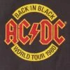 T-shirt 'AC/DC' En Jersey -Kiabi t shirt acdc en jersey noir aaa50 1 frb2