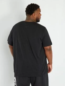 T-shirt 'adidas' à Col Rond -Kiabi t shirt adidas a col rond noir aau23 1 frb3