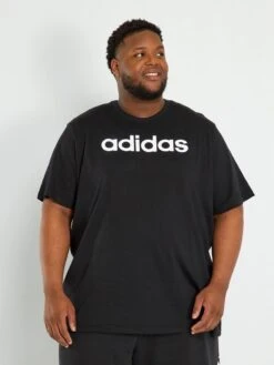 T-shirt 'adidas' à Col Rond -Kiabi t shirt adidas a col rond noir aau23 1 frb4