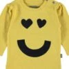 T-Shirt Bébé "Happy" Bio Jaune -Kiabi t shirt bebe happy bio jaune jaune bdo23 1 frb1