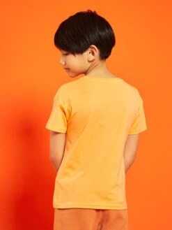 T-shirt En Coton Avec Imprimé -Kiabi t shirt en coton avec imprime orange zq965 1 frb3