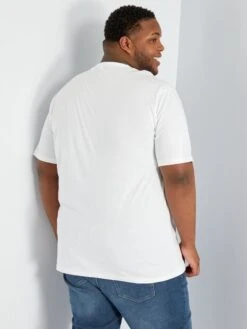 T-shirt En Coton -Kiabi t shirt en coton blanc abb26 1 frb2