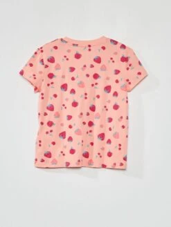 T-shirt En Coton -Kiabi t shirt en coton rose zo681 6 frb2 1