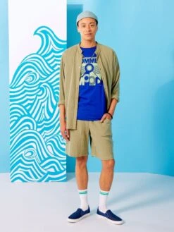 T-shirt En Jersey Avec Imprimé -Kiabi t shirt en jersey avec imprime bleu zq465 1 frb2