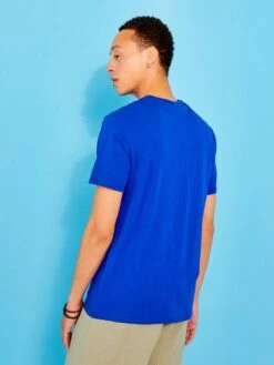 T-shirt En Jersey Avec Imprimé -Kiabi t shirt en jersey avec imprime bleu zq465 1 frb4 1