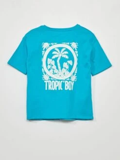 T-shirt En Jersey Avec Imprimé -Kiabi t shirt en jersey avec imprime bleu zs580 2 frb3 1