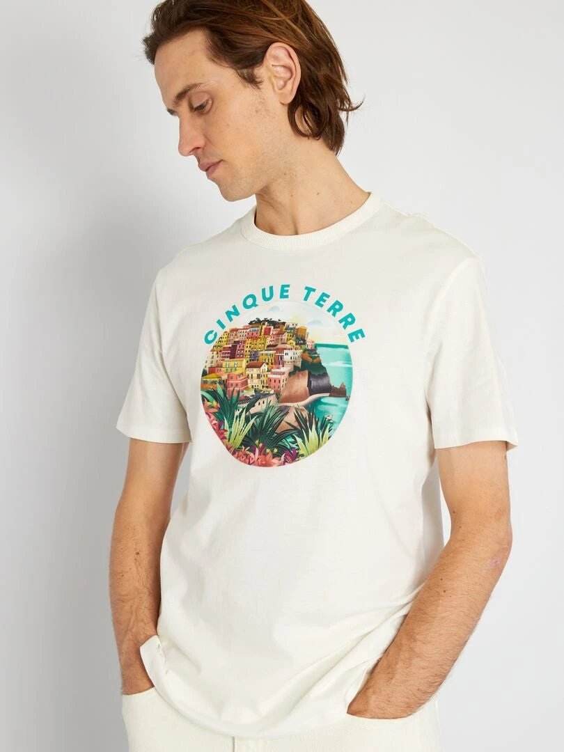 T-shirt En Jersey Avec Imprimé - Unisex 5 T-shirt En Jersey Avec Imprimé - Unisex – Image 3