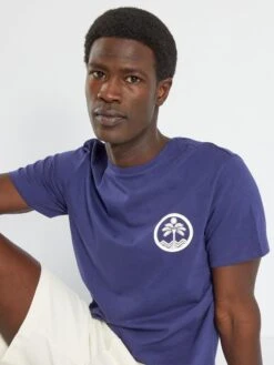 T-shirt En Jersey Avec Print -Kiabi t shirt en jersey avec print bleu marine acz75 1 frb2