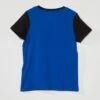 T-shirt En Jersey Color-block -Kiabi t shirt en jersey color block noirbleu zs529 1 frb3