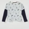 T-shirt En Jersey 'Mickey' -Kiabi t shirt en jersey mickey bleu zp475 1 frb1
