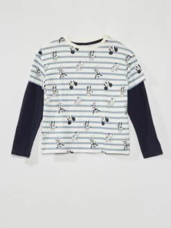 T-shirt En Jersey 'Mickey'